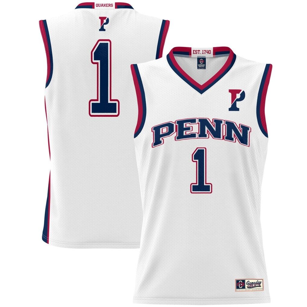 #1 Pennsylvania Quakers GameDay Greats Unisex Lightweight Basketball Jersey