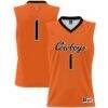 #1 Oklahoma State Cowboys GameDay Greats Unisex Lightweight Basketball Jersey - Orange - Front View