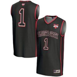 #1 Valdosta State Blazers GameDay Greats Unisex Lightweight Basketball Jersey - Black - Front View