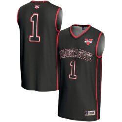 #1 Valdosta State Blazers GameDay Greats Youth Lightweight Basketball Jersey - Black - Front View