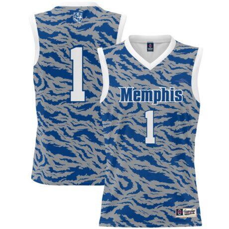 #1 Memphis Tigers GameDay Greats Youth Lightweight Basketball Jersey - - Front View