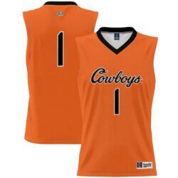 #1 Oklahoma State Cowboys GameDay Greats Youth Lightweight Basketball Jersey - Orange - Front View