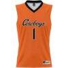 #1 Oklahoma State Cowboys GameDay Greats Youth Lightweight Basketball Jersey - Orange - Side View