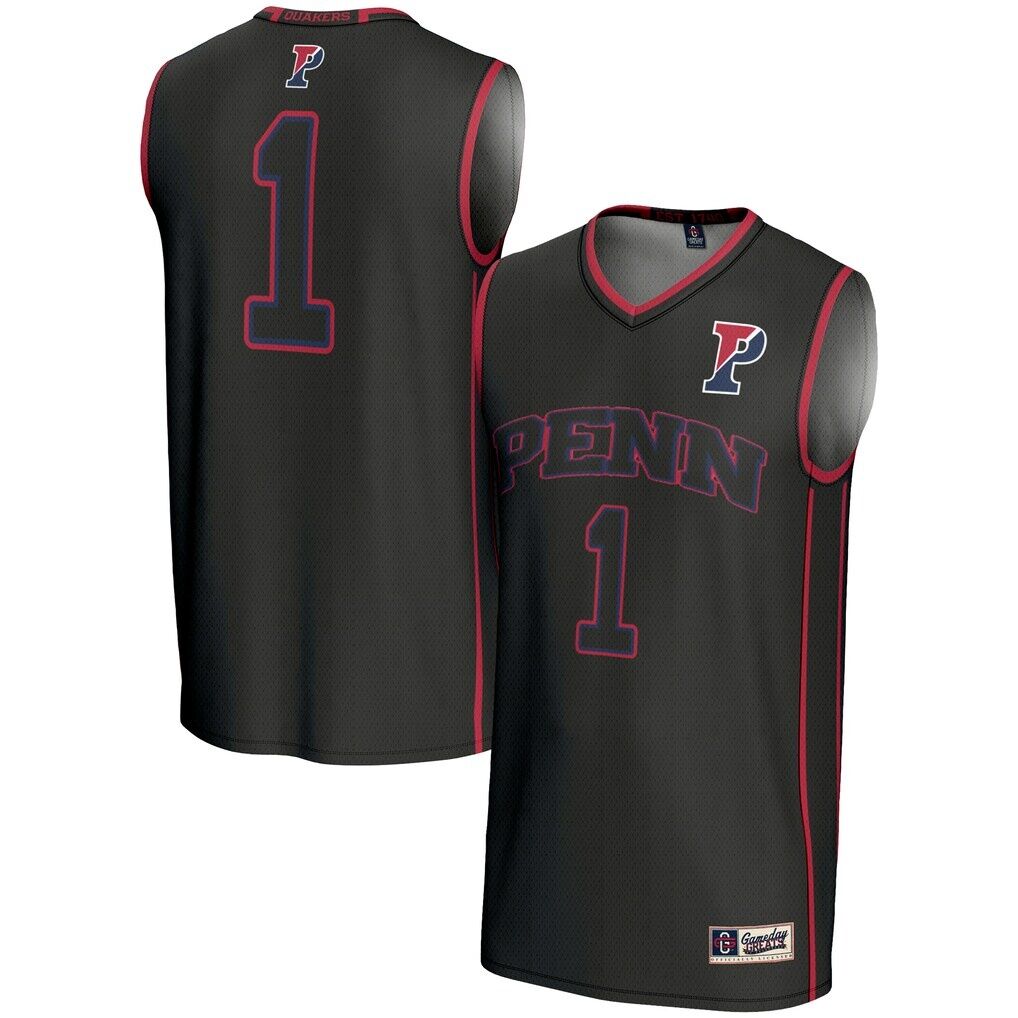 #1 Pennsylvania Quakers GameDay Greats Youth Lightweight Basketball Jersey