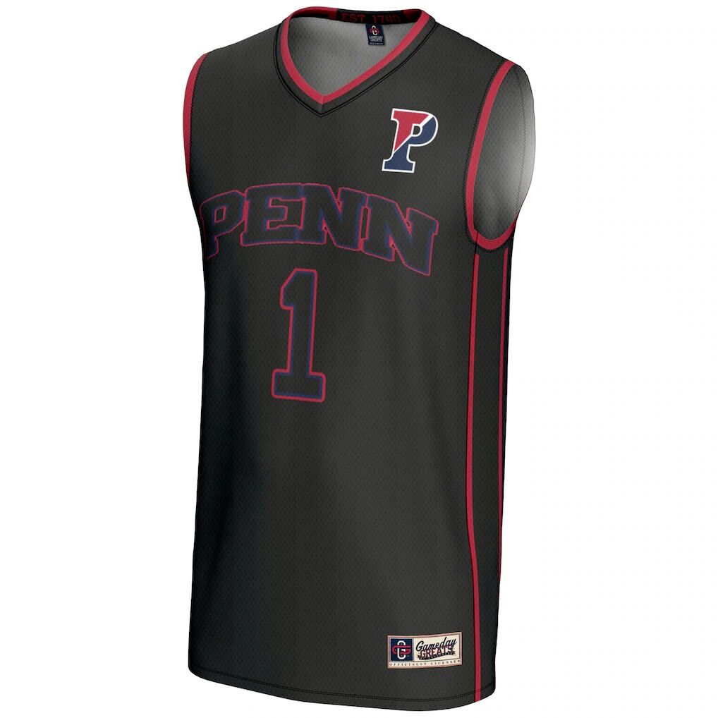 #1 Pennsylvania Quakers GameDay Greats Youth Lightweight Basketball Jersey