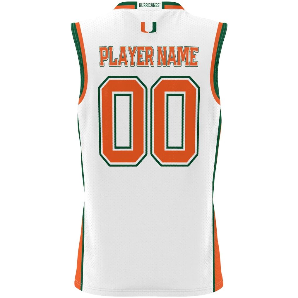 Miami Hurricanes GameDay Greats Youth NIL Pick-A-Player Lightweight Women's Basketball Jersey