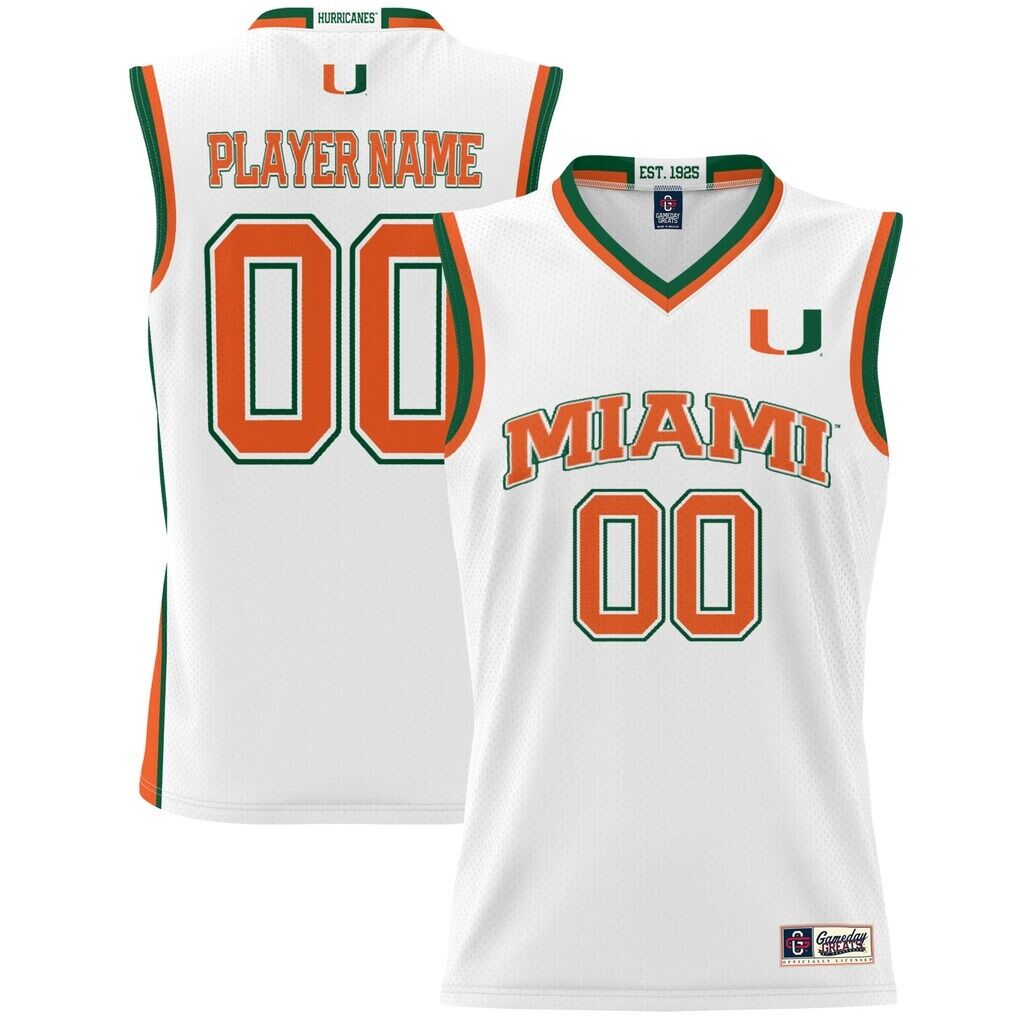 Miami Hurricanes GameDay Greats Youth NIL Pick-A-Player Lightweight Women's Basketball Jersey