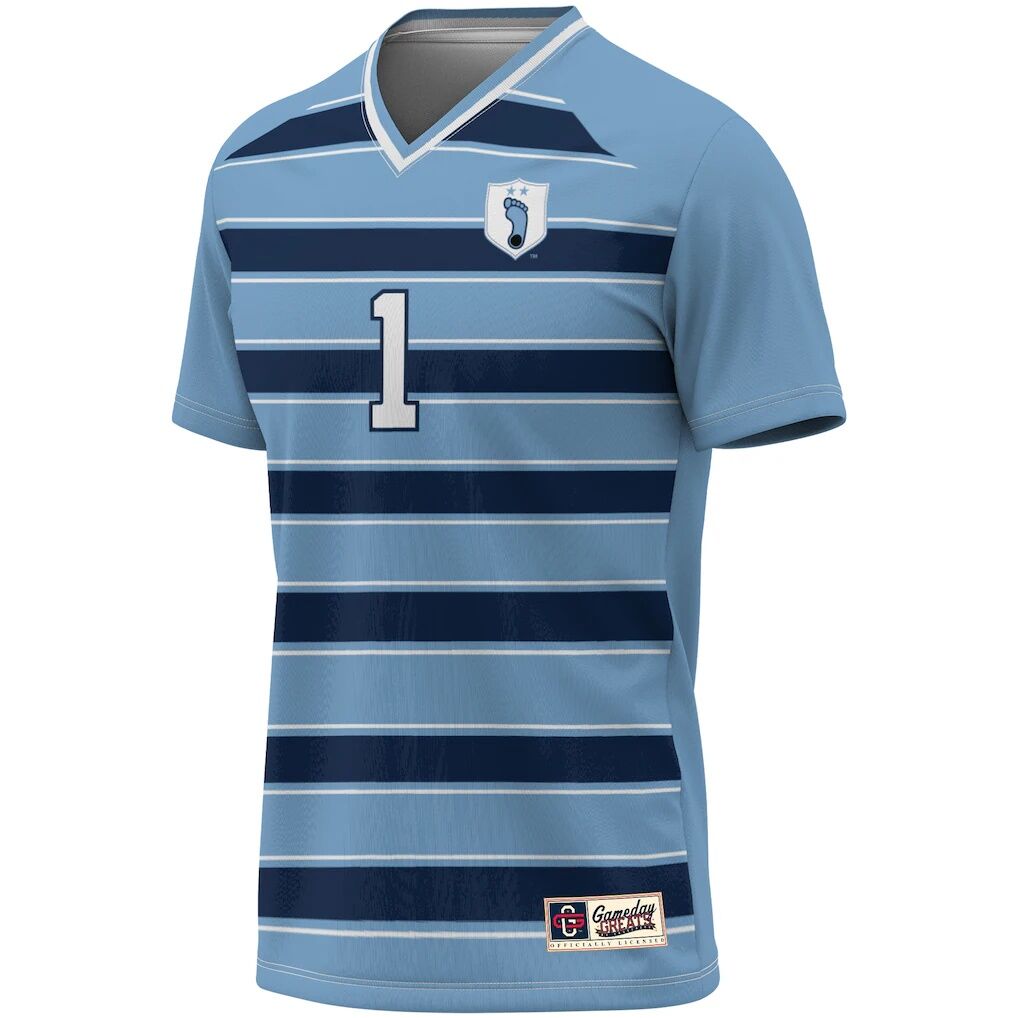 #1 North Carolina Tar Heels GameDay Greats Youth Lightweight Soccer Fashion Jersey - Carolina Blue/Navy