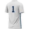 #1 North Carolina Tar Heels GameDay Greats Unisex Women's Soccer Lightweight Fashion Jersey - White - Detail View