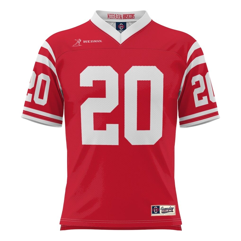Johnny Rodgers Nebraska Huskers GameDay Greats Lightweight Fashion Heisman Jersey - Scarlet