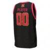 Maryland Terrapins Under Armour Unisex NIL Pick-A-Player Women's Basketball Replica Jersey - Black - Detail View
