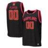 Maryland Terrapins Under Armour Unisex NIL Pick-A-Player Women's Basketball Replica Jersey - Black - Front View