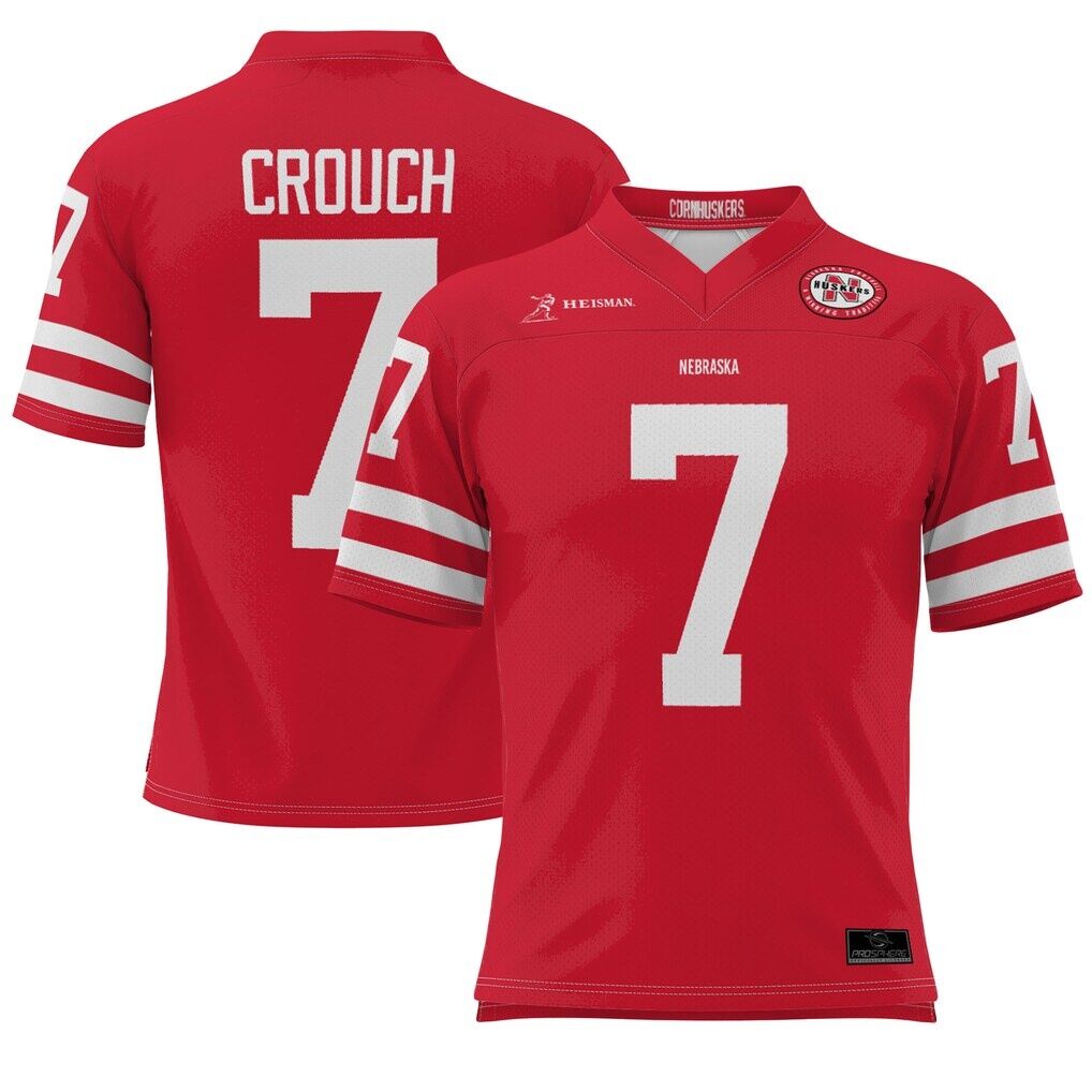 Eric Crouch Nebraska Huskers GameDay Greats Youth Heisman Football Jersey - Scarlet