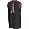 #1 Oklahoma Sooners GameDay Greats Unisex Lightweight Basketball Jersey - Black - Detail View