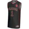 #1 Oklahoma Sooners GameDay Greats Unisex Lightweight Basketball Jersey - Black - Side View
