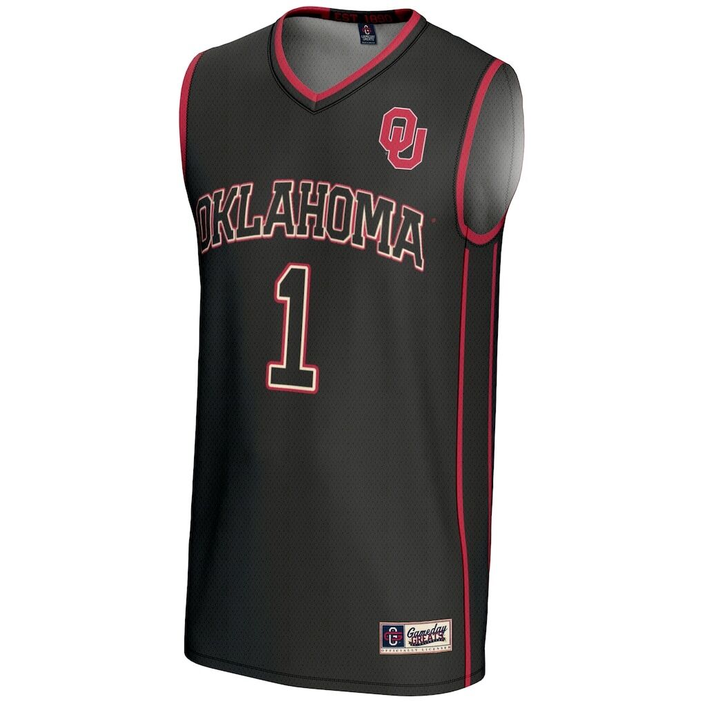 #1 Oklahoma Sooners GameDay Greats Unisex Lightweight Basketball Jersey
