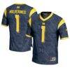 #1 Michigan Wolverines GameDay Greats Youth Highlight Print Football Fashion Jersey - Navy - Front View