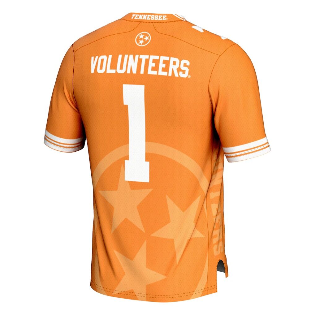 #1 Tennessee Volunteers GameDay Greats Youth Icon Print Football Fashion Jersey - Tennessee Orange