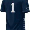 #1 Penn State Nittany Lions GameDay Greats Unisex Women's Soccer Lightweight Fashion Jersey - Navy - Detail View