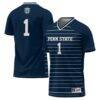 #1 Penn State Nittany Lions GameDay Greats Unisex Women's Soccer Lightweight Fashion Jersey - Navy - Front View