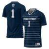 #1 Penn State Nittany Lions GameDay Greats Youth Women's Soccer Lightweight Fashion Jersey - Navy - Front View