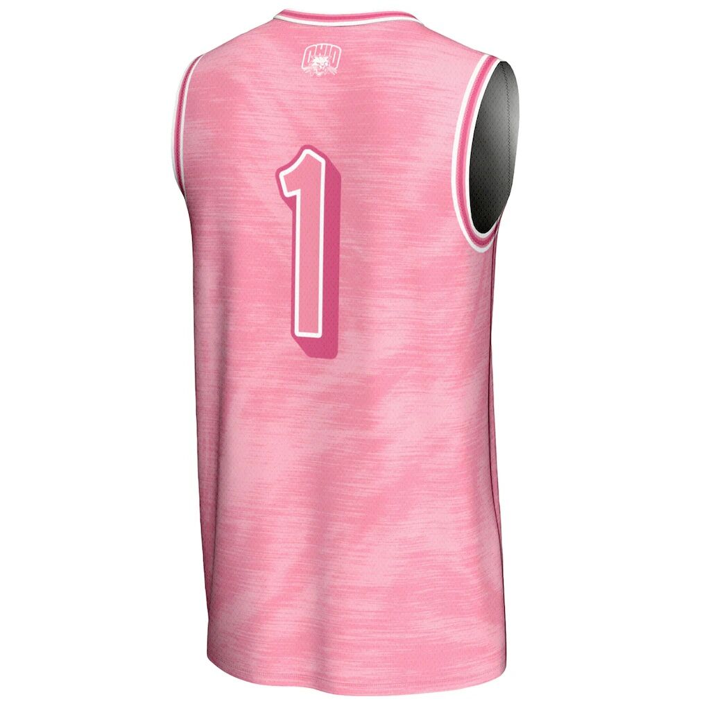 #1 Ohio Bobcats GameDay Greats Unisex Lightweight Basketball Fashion Jersey