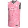 #1 Texas Longhorns GameDay Greats Unisex Lightweight Basketball Fashion Jersey - Pink - Side View