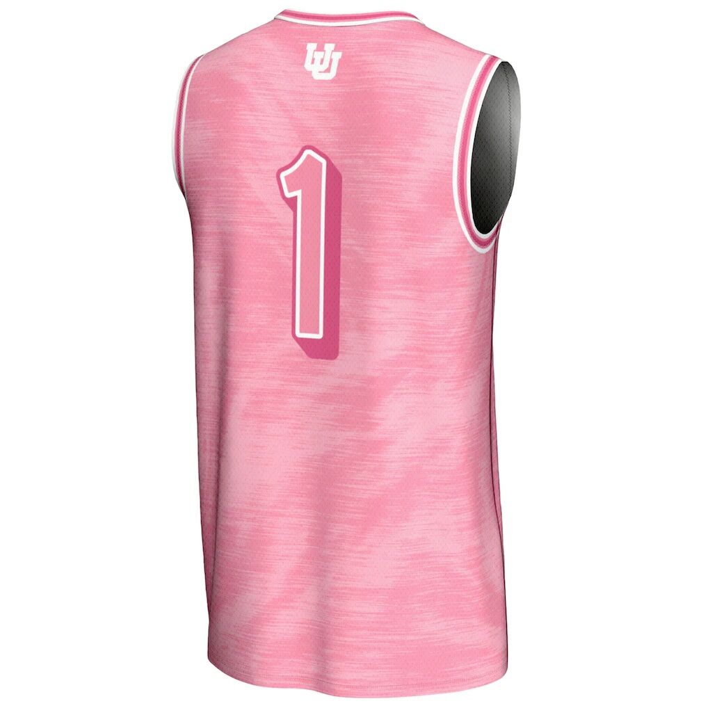 #1 Utah Utes GameDay Greats Unisex Lightweight Basketball Fashion Jersey