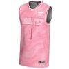 #1 Virginia Tech Hokies GameDay Greats Unisex Lightweight Basketball Fashion Jersey - Pink - Side View