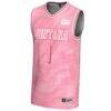 #1 Montana Grizzlies GameDay Greats Unisex Lightweight Basketball Fashion Jersey - Pink - Side View