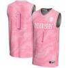 #1 NDSU Bison GameDay Greats Unisex Lightweight Basketball Fashion Jersey - Pink - Front View