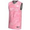#1 Montana Grizzlies GameDay Greats Youth Lightweight Basketball Fashion Jersey - Pink - Side View