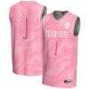 #1 NDSU Bison GameDay Greats Youth Lightweight Basketball Fashion Jersey - Pink - Front View