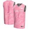 #1 Oklahoma State Cowboys GameDay Greats Youth Lightweight Basketball Fashion Jersey - Pink - Front View