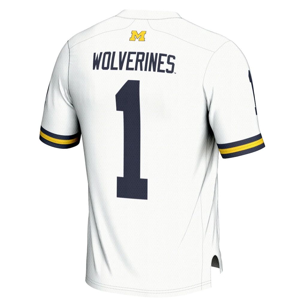 #1 Michigan Wolverines GameDay Greats Youth College Football Playoff 2023 National Champions Lightweight Fashion Jersey