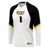#1 VCU Rams GameDay Greats Youth Women's Volleyball Lightweight Fashion Jersey - White - Side View