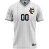 UC Irvine Anteaters GameDay Greats NIL Pick-A-Player Lightweight Men's Soccer Jersey - White - Side View