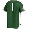 #1 Ohio Bobcats GameDay Greats Lightweight Baseball Fashion Jersey - Green - Detail View