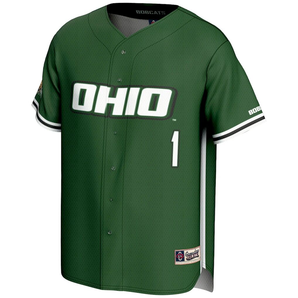 #1 Ohio Bobcats GameDay Greats Lightweight Baseball Fashion Jersey
