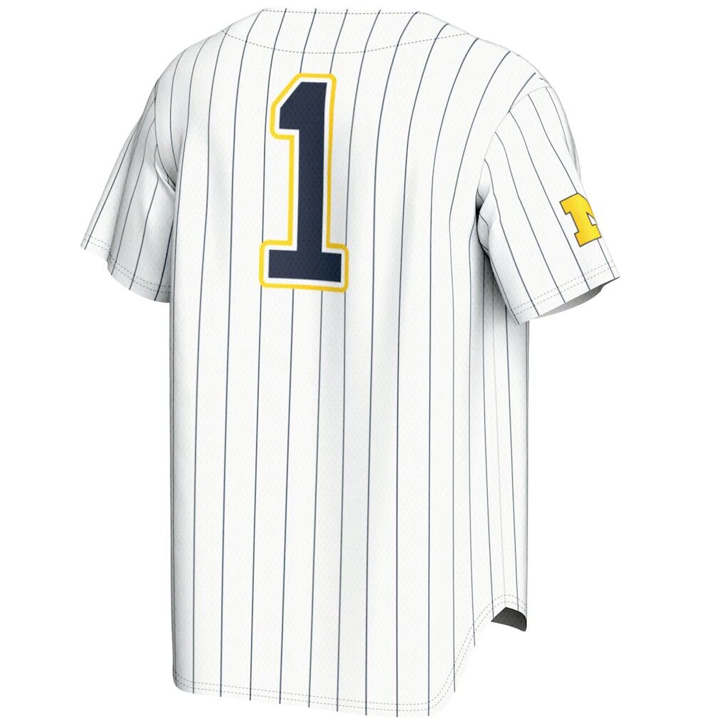 #1 Michigan Wolverines GameDay Greats Lightweight Baseball Fashion Jersey