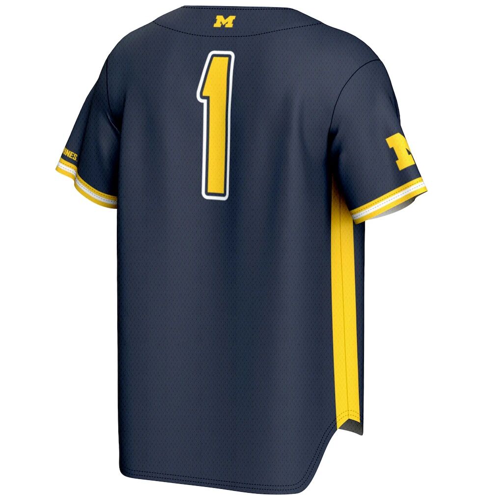 #1 Michigan Wolverines GameDay Greats Youth Lightweight Baseball Fashion Jersey