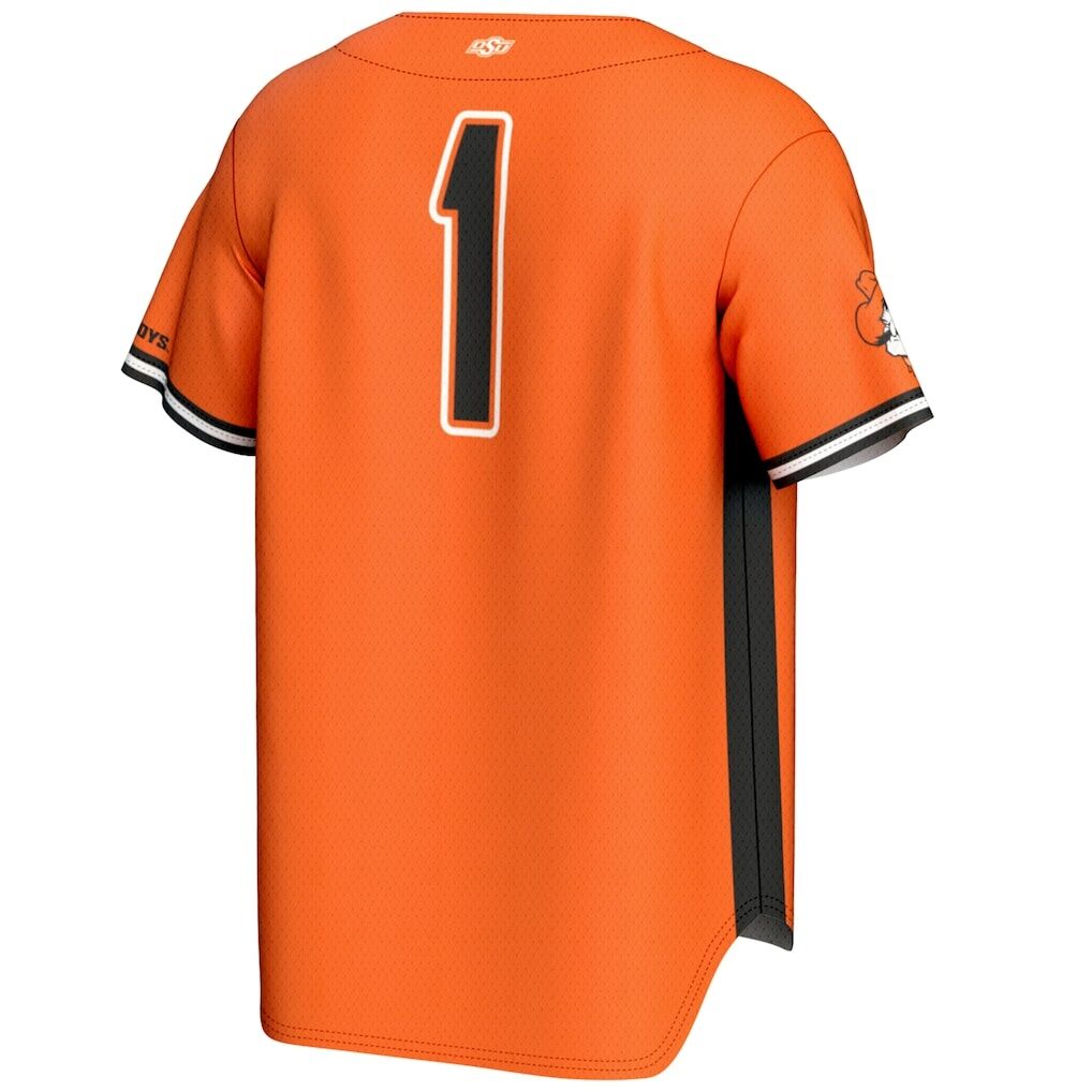 #1 Oklahoma State Cowboys GameDay Greats Youth Lightweight Baseball Fashion Jersey