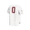 #0 Virginia Tech Hokies GameDay Greats Youth Lightweight Baseball Fashion Jersey - White - Detail View