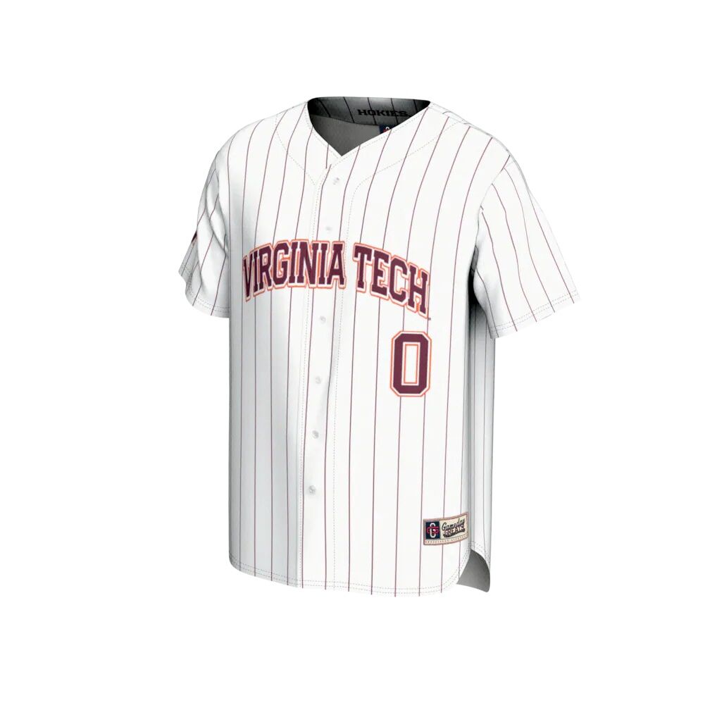 #0 Virginia Tech Hokies GameDay Greats Youth Lightweight Baseball Fashion Jersey