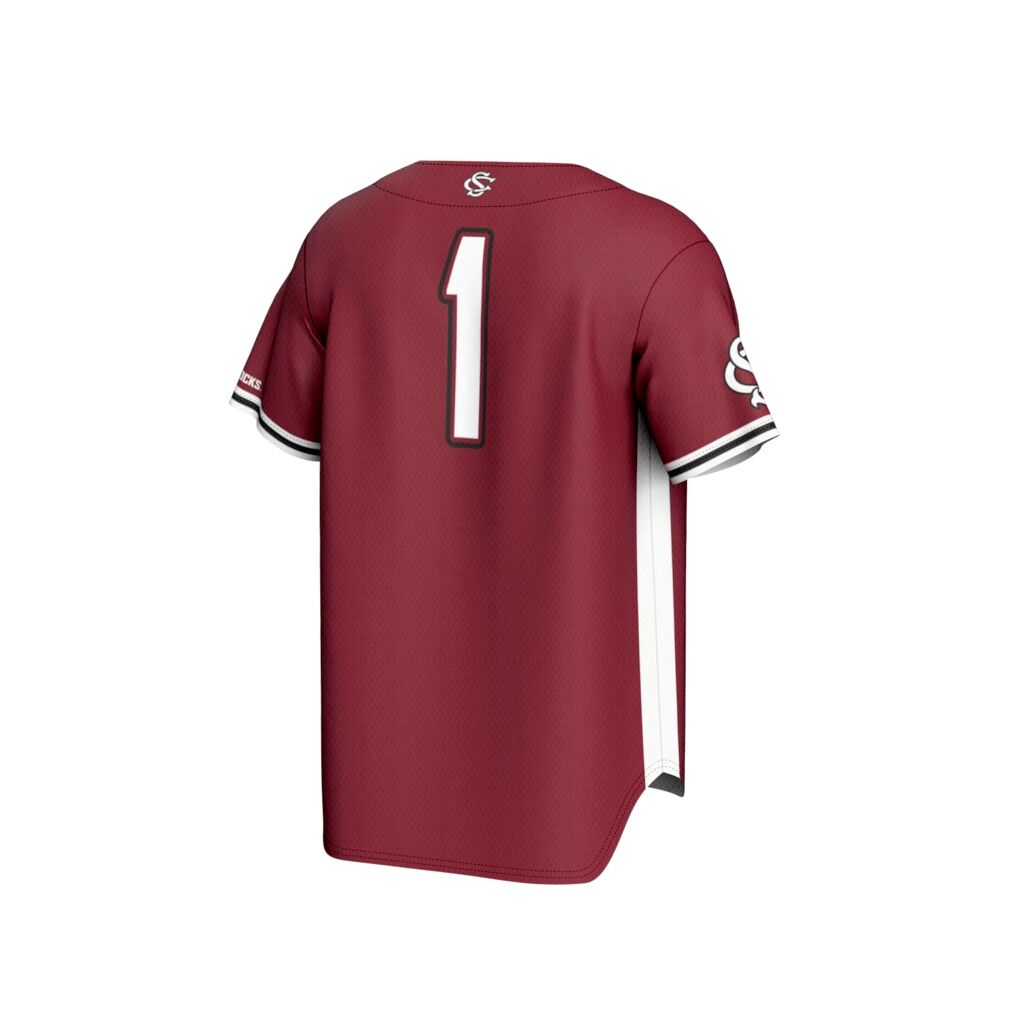 #1 South Carolina Gamecocks GameDay Greats Youth Lightweight Baseball Fashion Jersey - Garnet