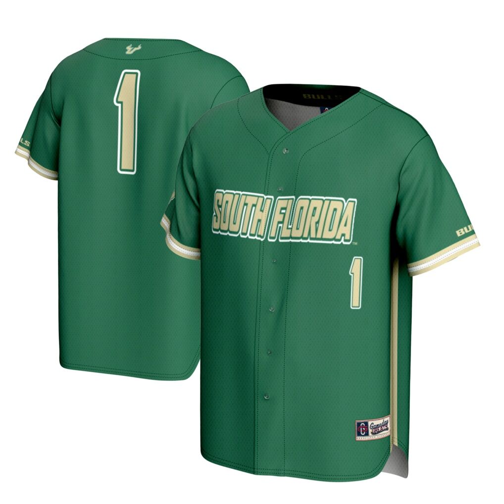 #1 South Florida Bulls GameDay Greats Youth Lightweight Baseball Fashion Jersey