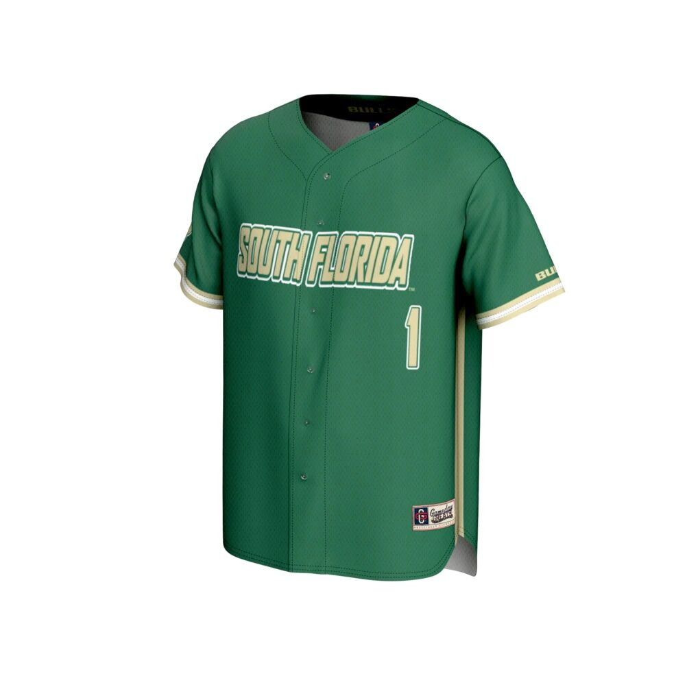 #1 South Florida Bulls GameDay Greats Youth Lightweight Baseball Fashion Jersey