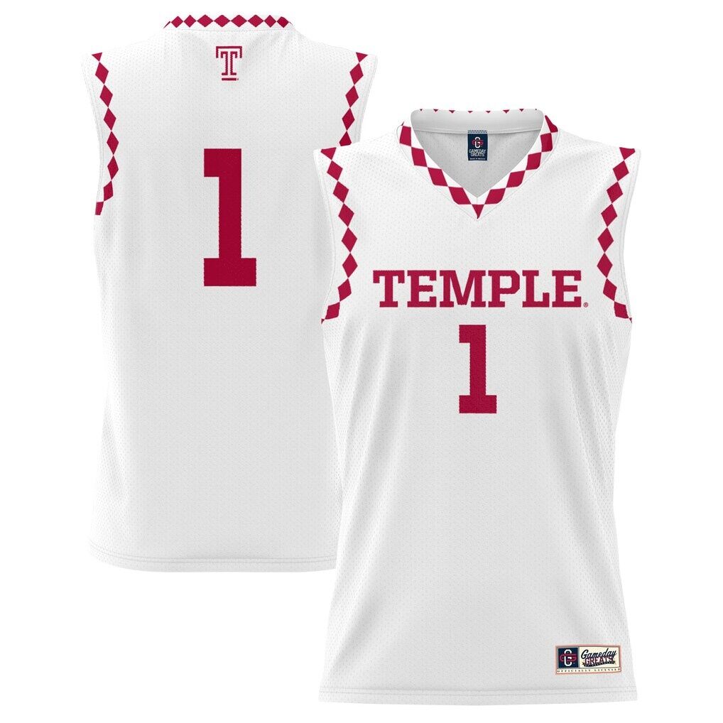 #1 Temple Owls GameDay Greats Unisex Lightweight Men's Basketball Fashion Jersey
