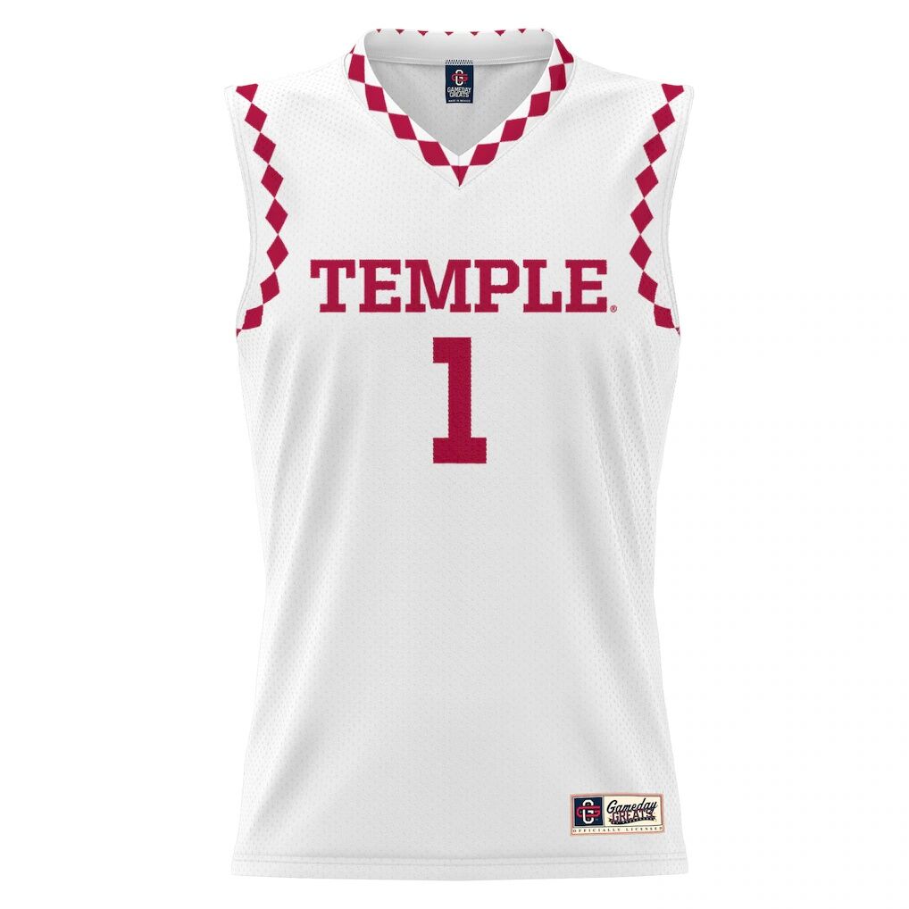 #1 Temple Owls GameDay Greats Unisex Lightweight Men's Basketball Fashion Jersey