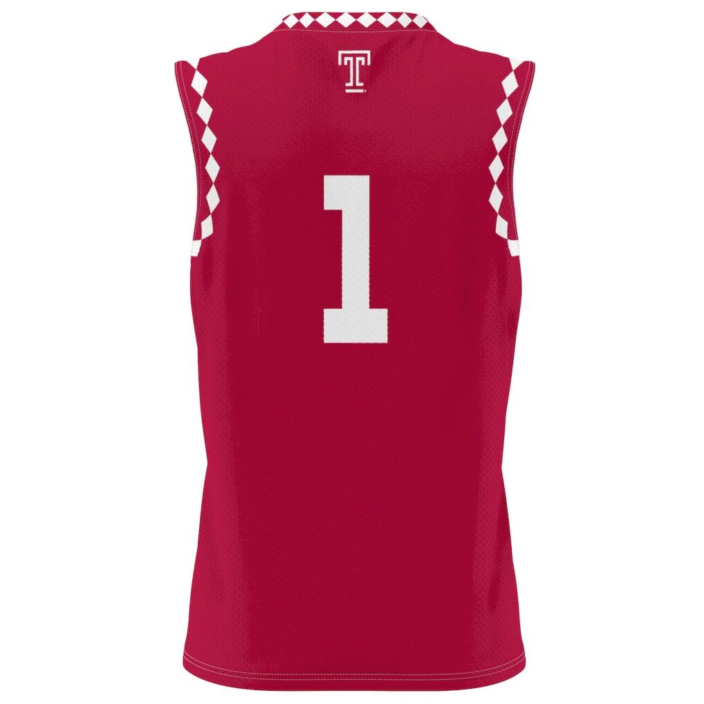 #1 Temple Owls GameDay Greats Youth Lightweight Men's Basketball Fashion Jersey